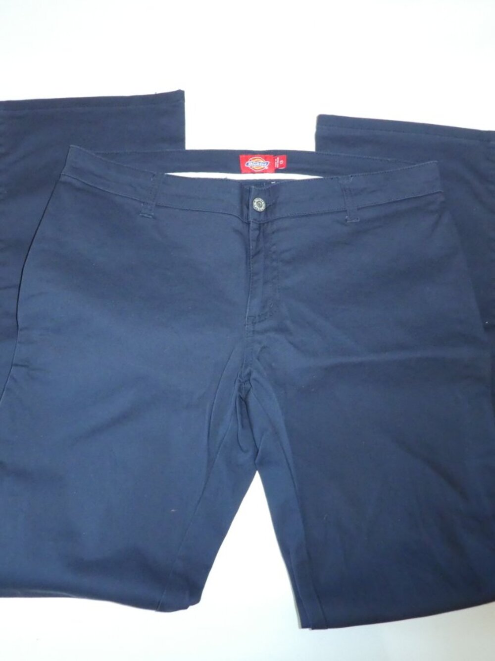 Dickies Vintage Dickies Girl N882 The Worker Mid-Rise Boot Cut Work Pants - Navy